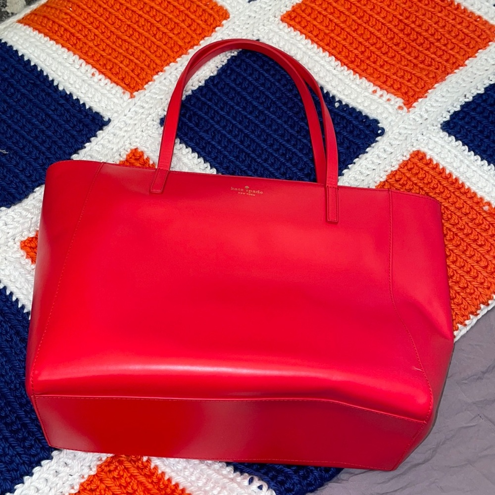 Kate spade red tote